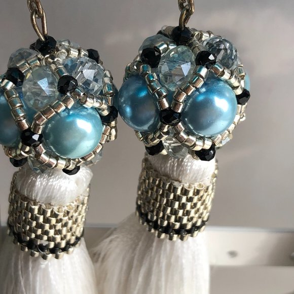 HENDMADE earrings long several colors - Picture 11 of 15